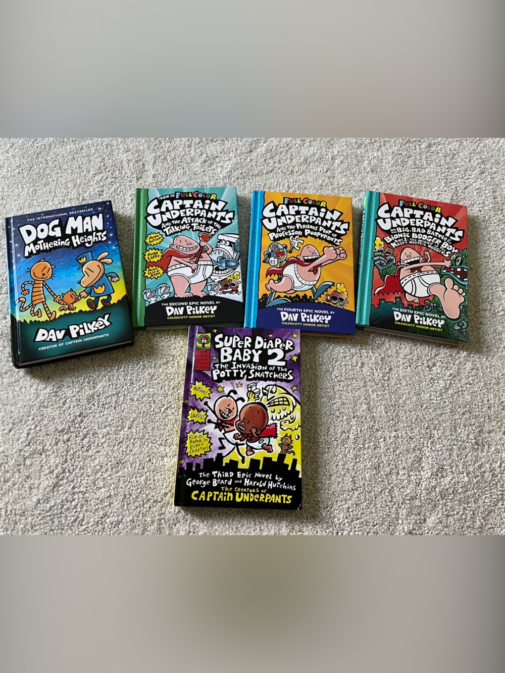 5 hardback kids books